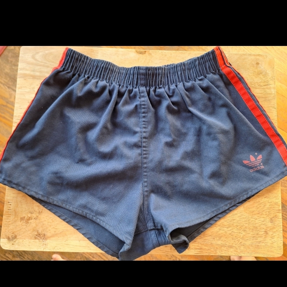 Vintage Adidas Trefoil Shorts Made in USA Fits Women's Small
